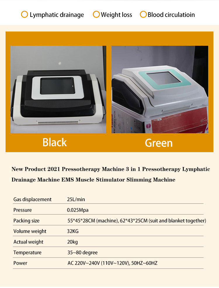 pressotherapy machine for sale