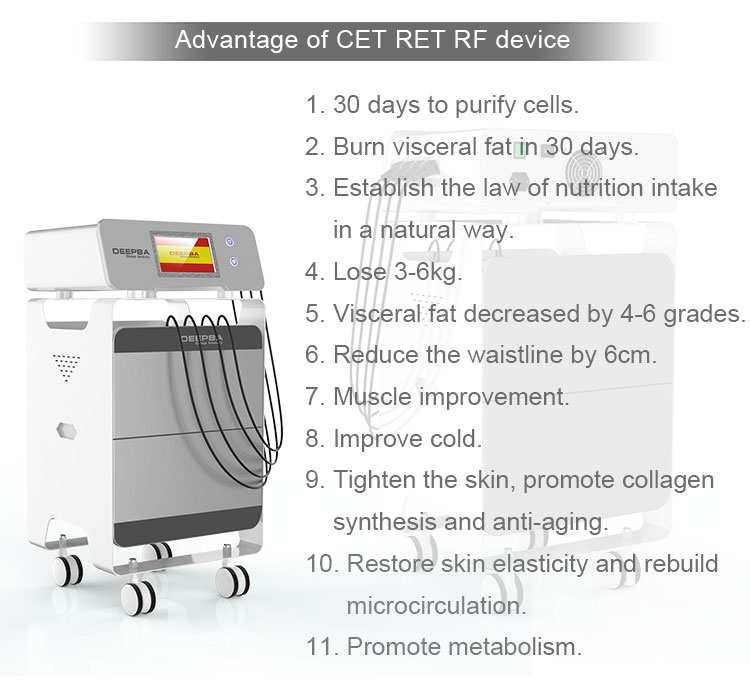 RET CET RF slimming terapia tecar diathermy machine