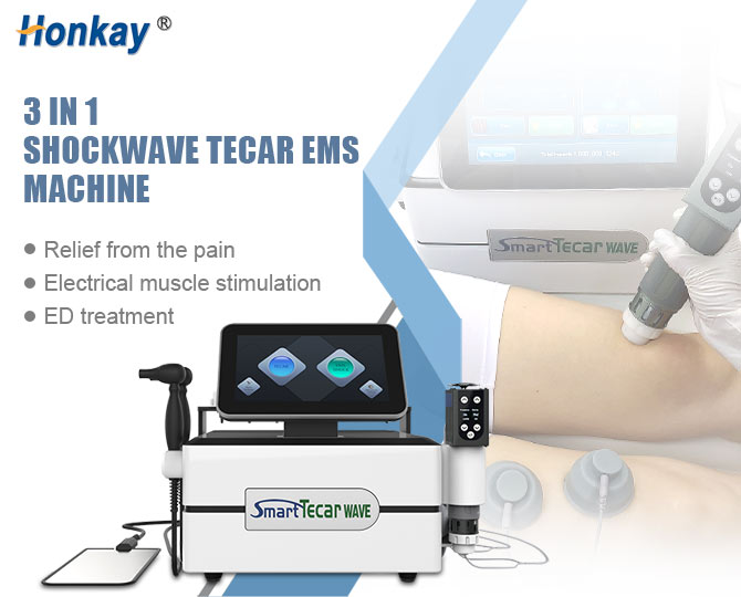 3 in 1 smart tecar shockwave machine